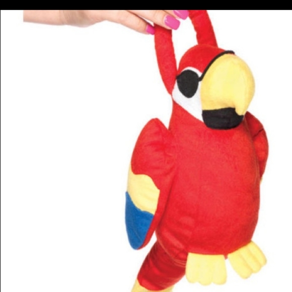 NEW POLLY PARROT PLUSH PIRATE COSTUME PURSE last one - Picture 4 of 4